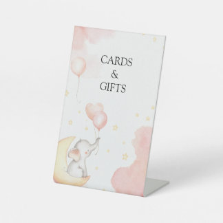 Panneau Pink Elephant Cartes & Cadeaux