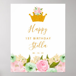 Panneau princesse d'anniversaire, Décorations d'an