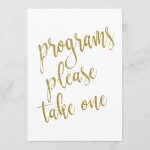 Panneau Programmes Prenez-en un Or Abordable