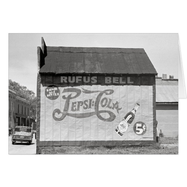 Panneau publicitaire pour soda, 1938 (Devant horizontal)