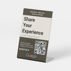 Panneau QR Code pour Partager Votre Expérience de 