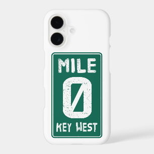 Panneau routier vintage Mile 0 Key West Floride 
