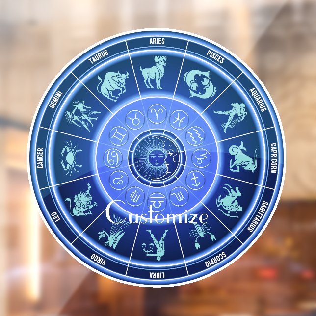 Panneau solaire Zodiac Calendrier Astrologie Thund (Feuille 2)