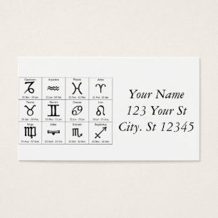 Panneau solaire Zodiac Calendrier Astrologie Thund