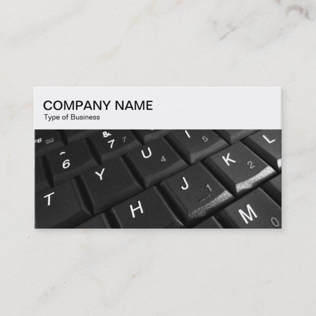 Panneau supérieur - Carte de visite clavier pour o (Devant)