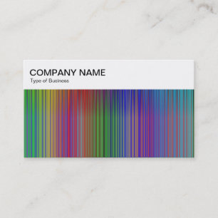 Panneau supérieur - Carte de visite Spectrum Lines