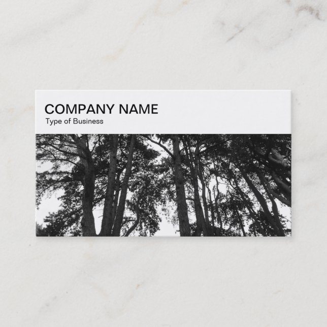Panneau supérieur - Scott's Pine Trees Carte de vi (Devant)