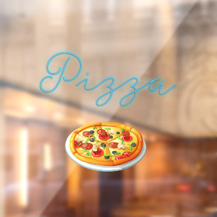 Panneau Suprême Pizza Neon