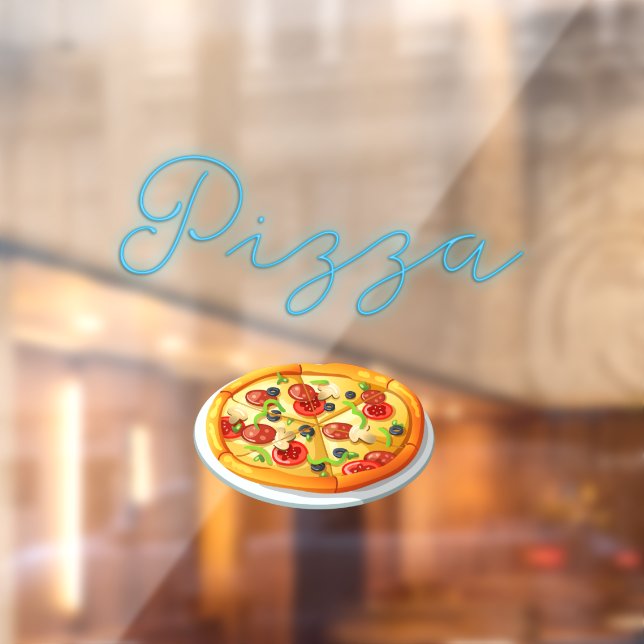 Panneau Suprême Pizza Neon (Feuille 2)