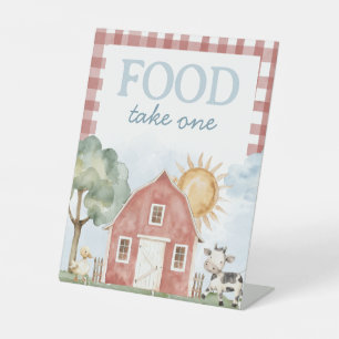 Panneau Table des aliments agricoles