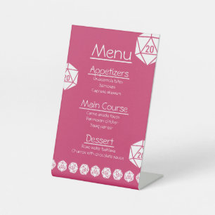 Panneau Tabletop Chic en Framboise