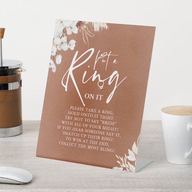 Panneau Terracotta Fleurs Blanches Bohème Mets Un  (In SItu)