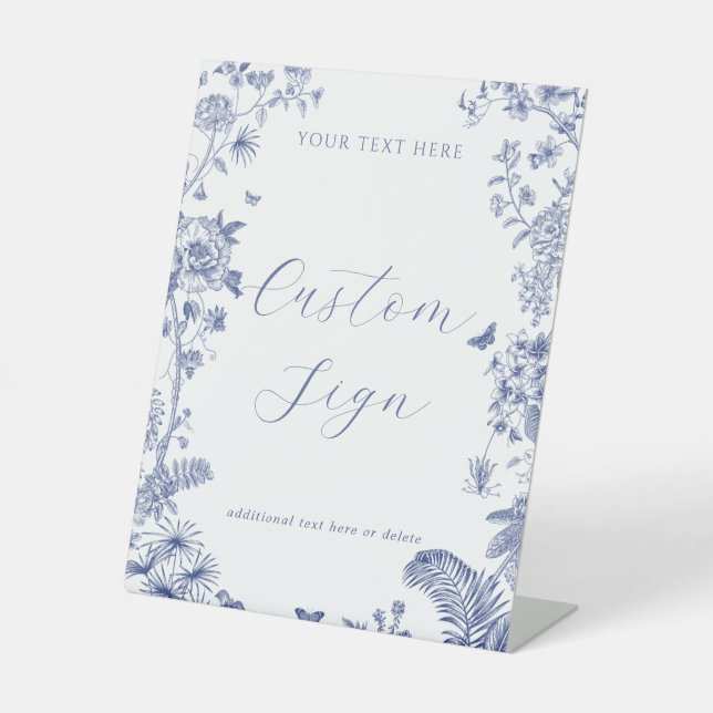 Panneau Texte personnalisé d'une Fête des mariées  (Recto)