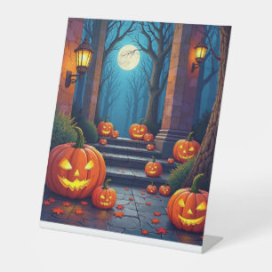 Panneau trick or treat