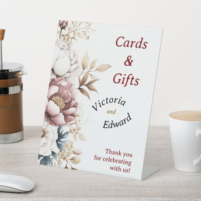 Panneau Victorian Peony Luxe Cartes et Cadeaux (In SItu)