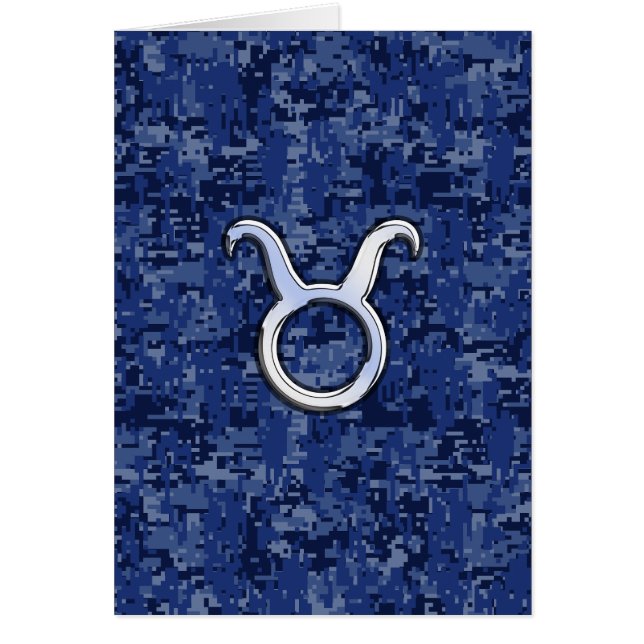 Panneau Zodiac Taurus sur Camouflage numérique ble (Devant)