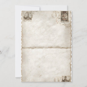 Panneaux de cartes postales Vintages pliés