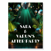 Panneaux de fête indienne après mariage Cocktail d