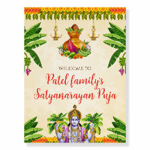 Panneaux de pooja indiens Panneau de pooja Satyana