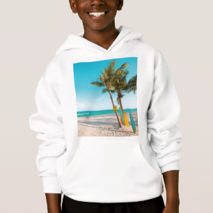 Panneaux de surf sur la plage lancer oreiller