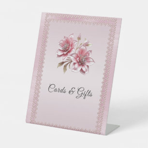 Panneaux de table Fleurs roses modernes