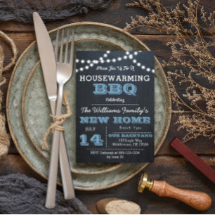 Panneaux de tableau lumineux Bleu Invitations de c