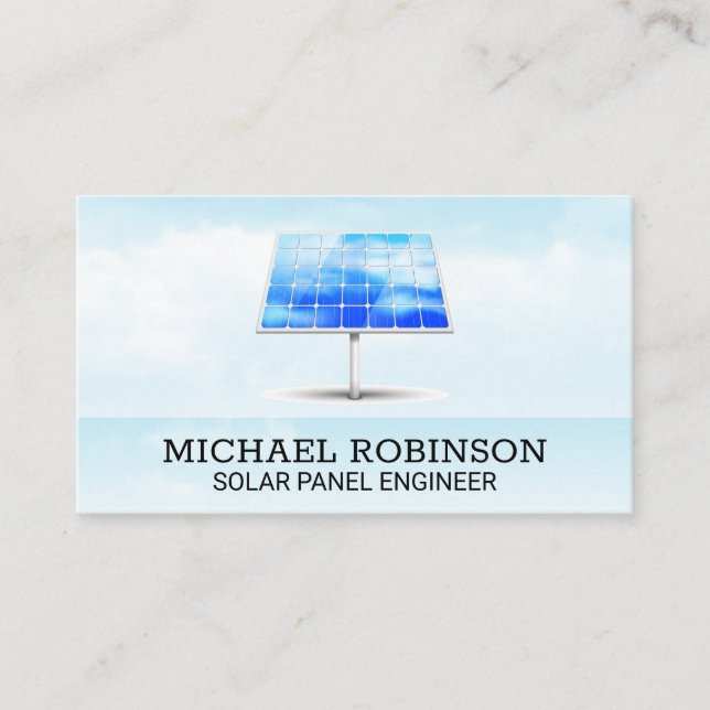 Panneaux solaires | Carte de visite Sky Eco Home (Devant)