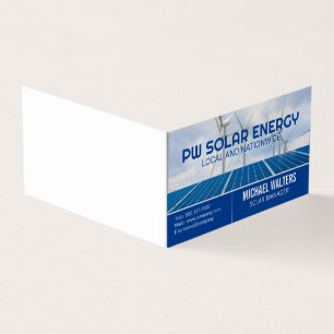 Panneaux solaires   Windmills   Énergie propre