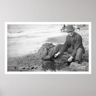Panning for Gold Alaska 1907 Poster