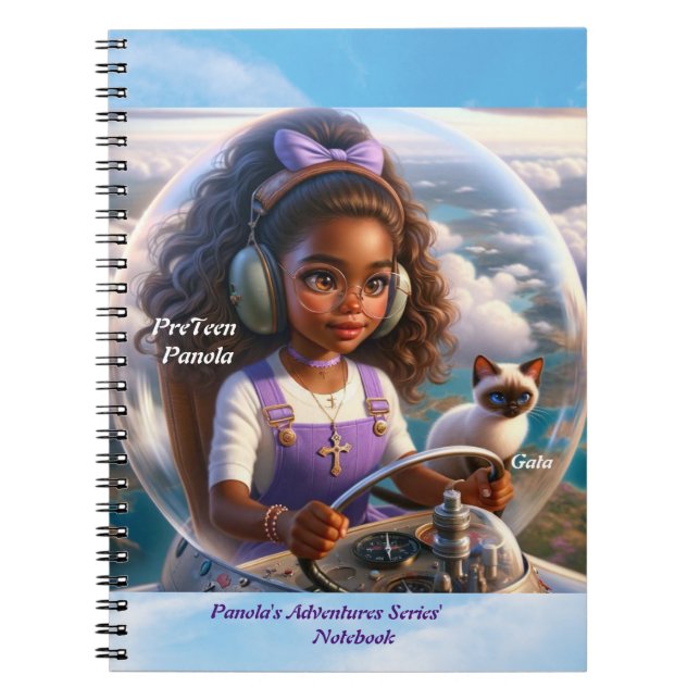 Panola & Gata Global Adventures Notebook – Travel  (Front)