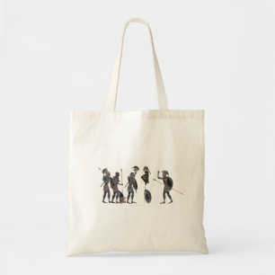 Panoply - Ancient Greek hoplites celebrating Tote Bag