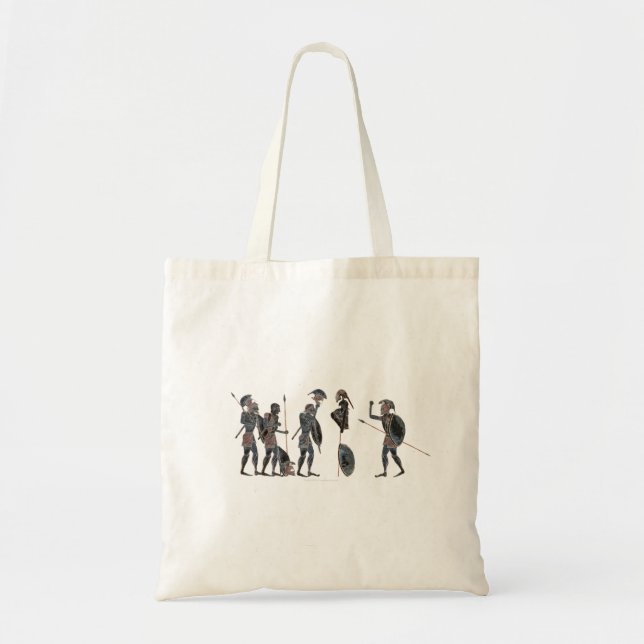 Panoply - Ancient Greek hoplites celebrating Tote Bag (Front)