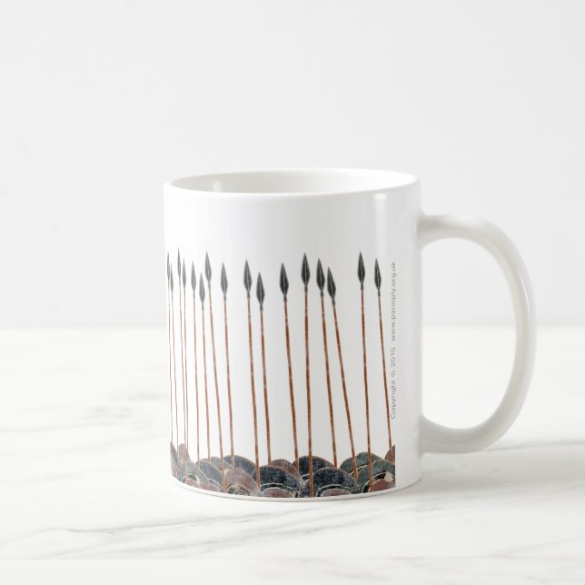 Panoply - Field of Greek hoplite spears Coffee Mug (Right)