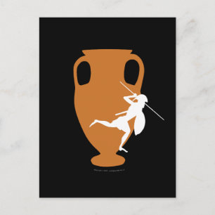 Panoply orange and white logo postcard