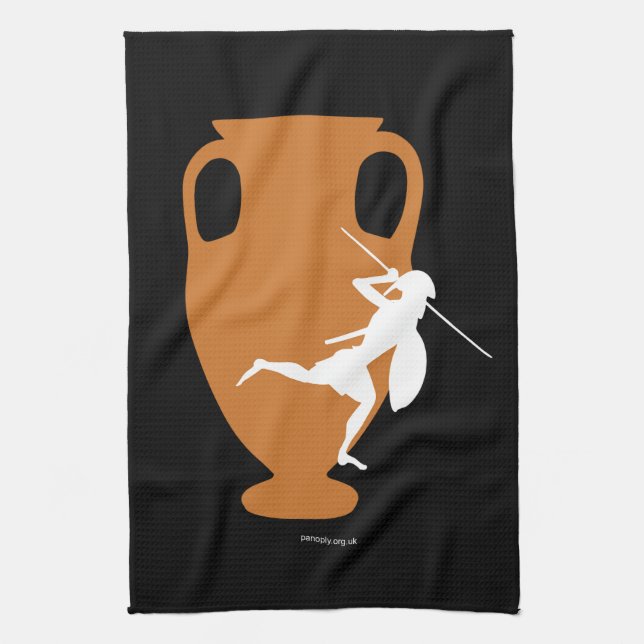 Panoply Vase Animation Project logo Kitchen Towel (Vertical)