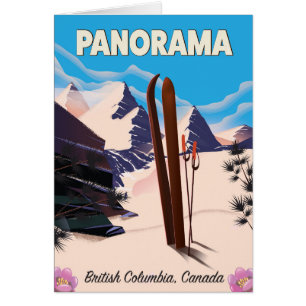 Panorama Canada travel poster