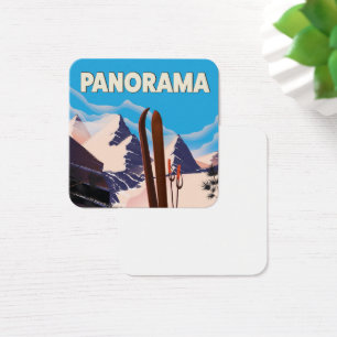 Panorama Canada travel poster