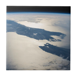 Panorama From Space Highlighting Cook Strait Tile