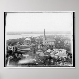 Panorama, Madison, Wisconsin, c1895 Vintage Poster