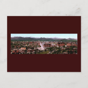 Panorama of Denver Colorado Postcard