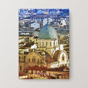 Panorama of Florence, Italy Flexible Photo Magnet