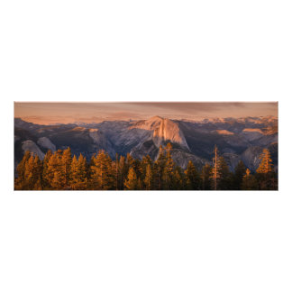 Panorama of Half Dome and High Sierra Photo Print