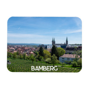 Panorama of historic old town of Bamberg, Germany Magnet