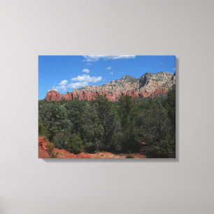 Panorama of Red Rocks in Sedona Arizona Canvas Print