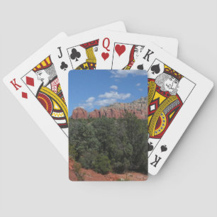 Panorama of Red Rocks in Sedona Arizona Playing Cards