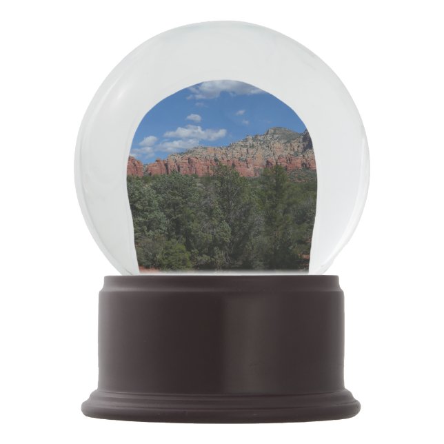 Panorama of Red Rocks in Sedona Arizona Snow Globe (Front)