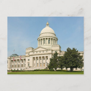 Panorama of the Arkansas State Capitol Building Postcard