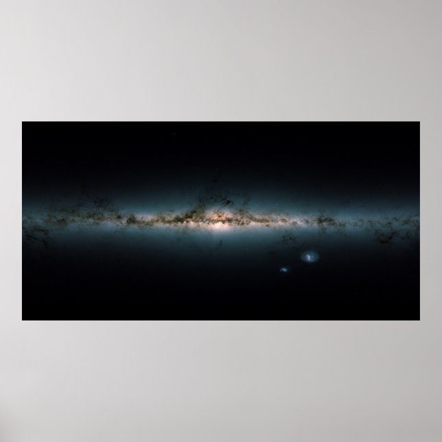 Panorama of the Milkyway Galaxy taken in 2018 Poster (Front)