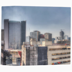 Panoramic Cityscape Of Mexico City Binder