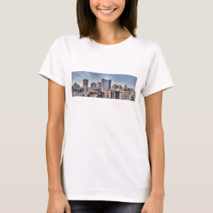 Panoramic Cityscape Of Mexico City T-Shirt